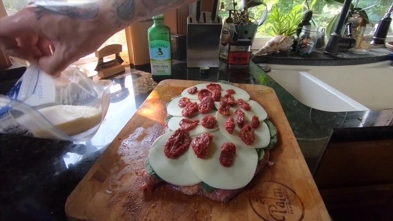Stuffed Pinwheel Flank Steak Recipe