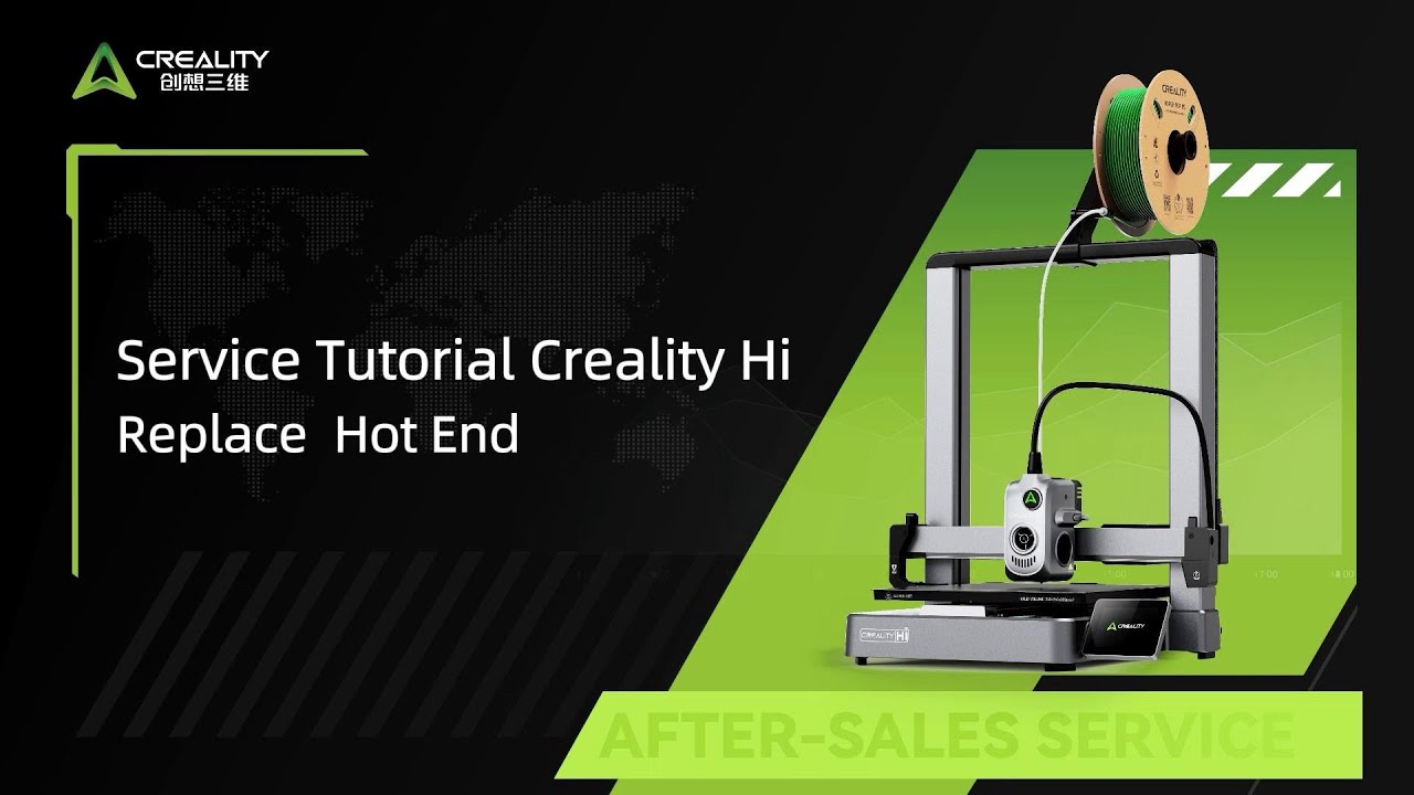 Service Tutorial Creality Hi Replace Hot End
