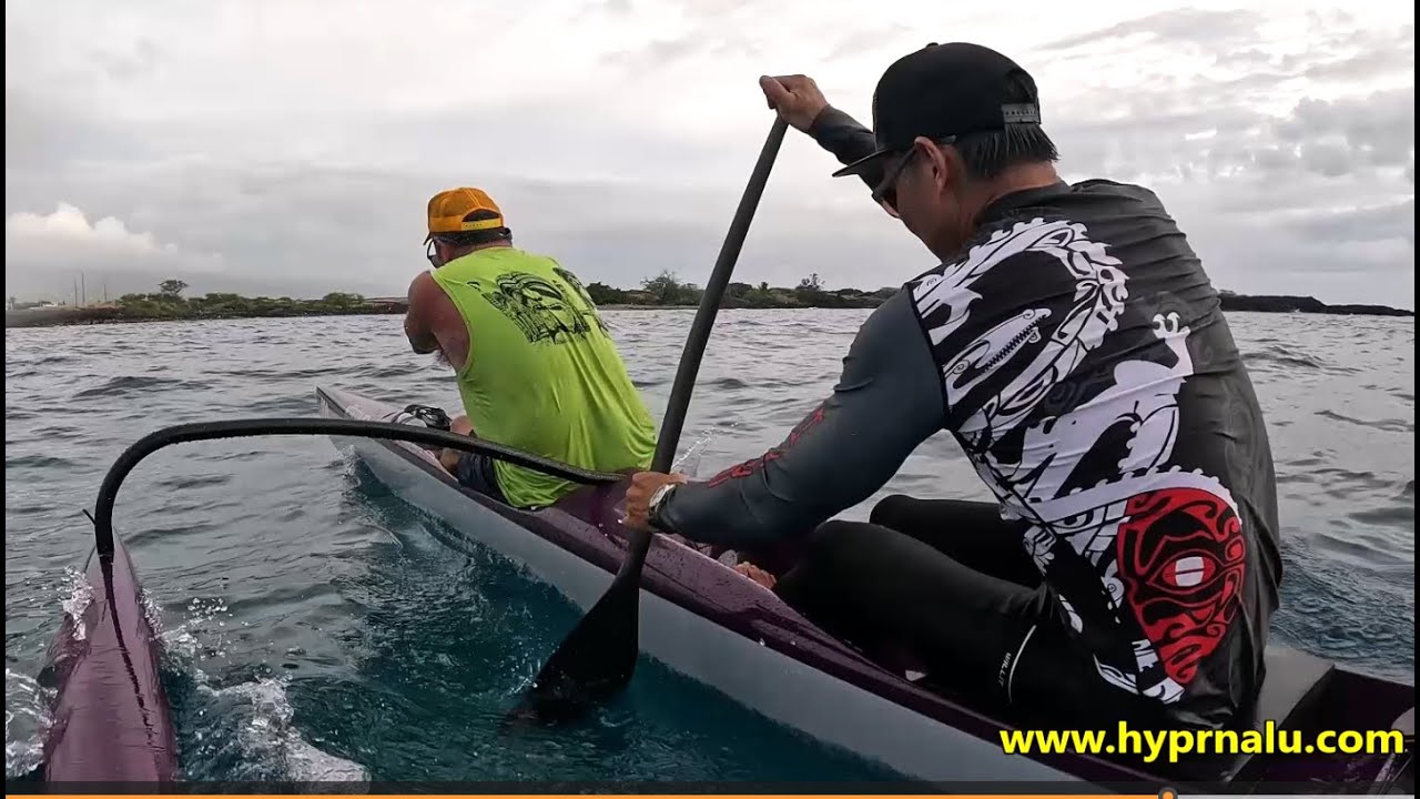 HOW TO Teach OC-2 Downwind  w/ 7.75 in HYPR SPRINT Blades on KIKAHA OC-2 - WATCH the NOSE of CANOE !
