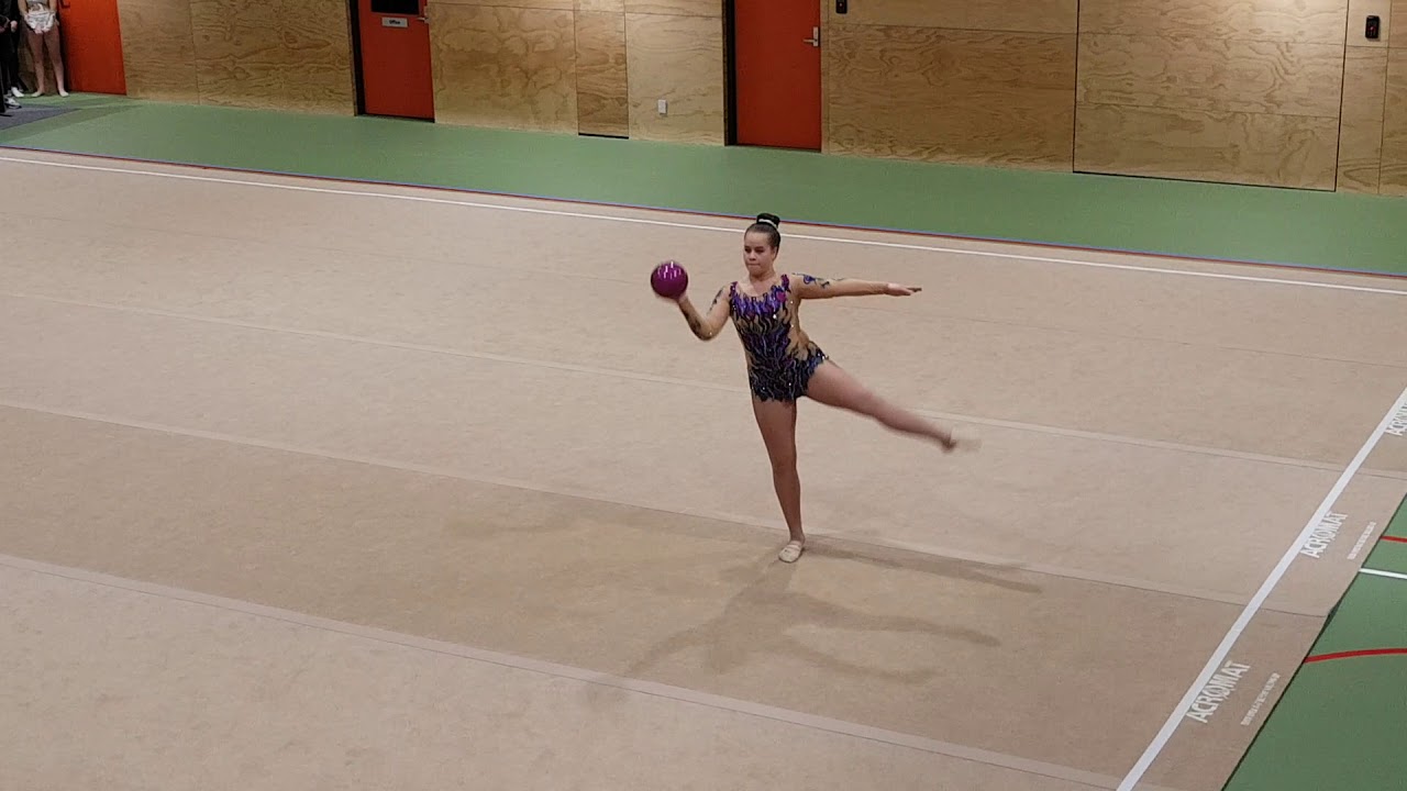 Hannah's Level 6 Ball Rhythmic Gymnastics routine 2018