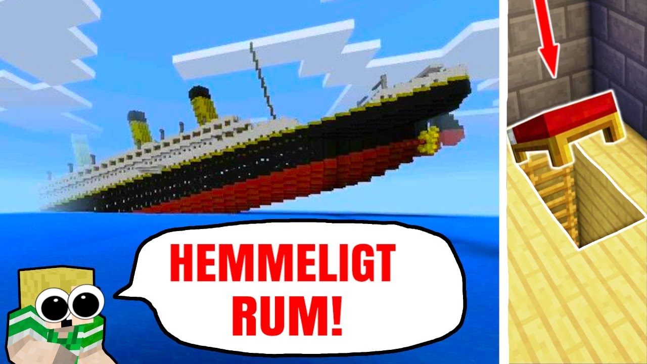 FINDER HEMMELIGT RUM P&Aring; TITANIC!! - Dansk Minecraft Titanic #3