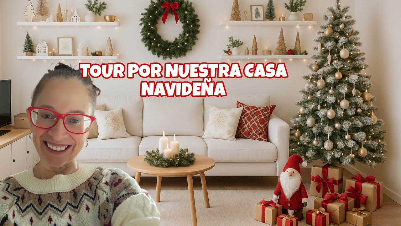 🎄TOUR por mi casa navideña 🌟 novedades y cambios en toda nuestra decoración/nuestra nueva PROSCENIC