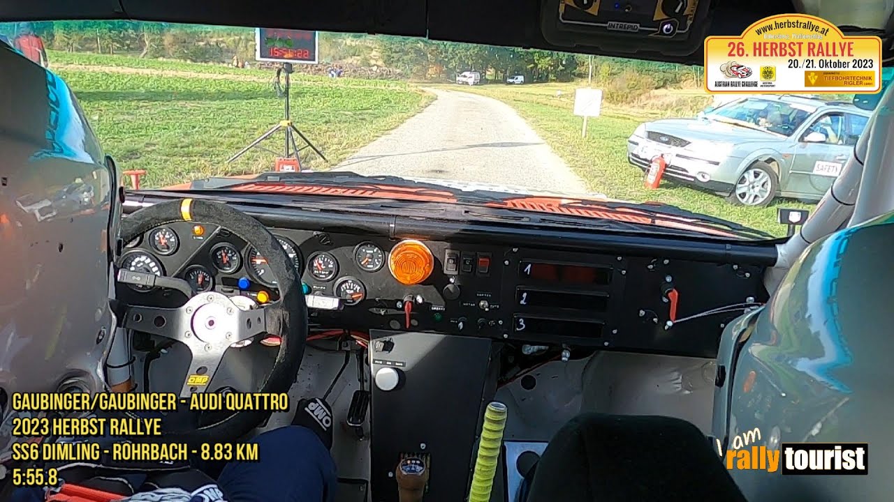 2023 HERBST RALLYE I Gaubinger/Gaubinger AUDI QUATTRO I SS6 Dimling - Rohrbach - 8.83 km 