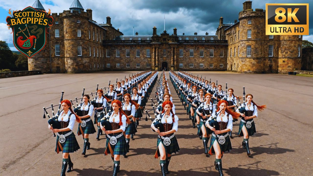 The Forbidden Celtic Bagpipe Song - Epic Scottish Street Parade at Twilight Music