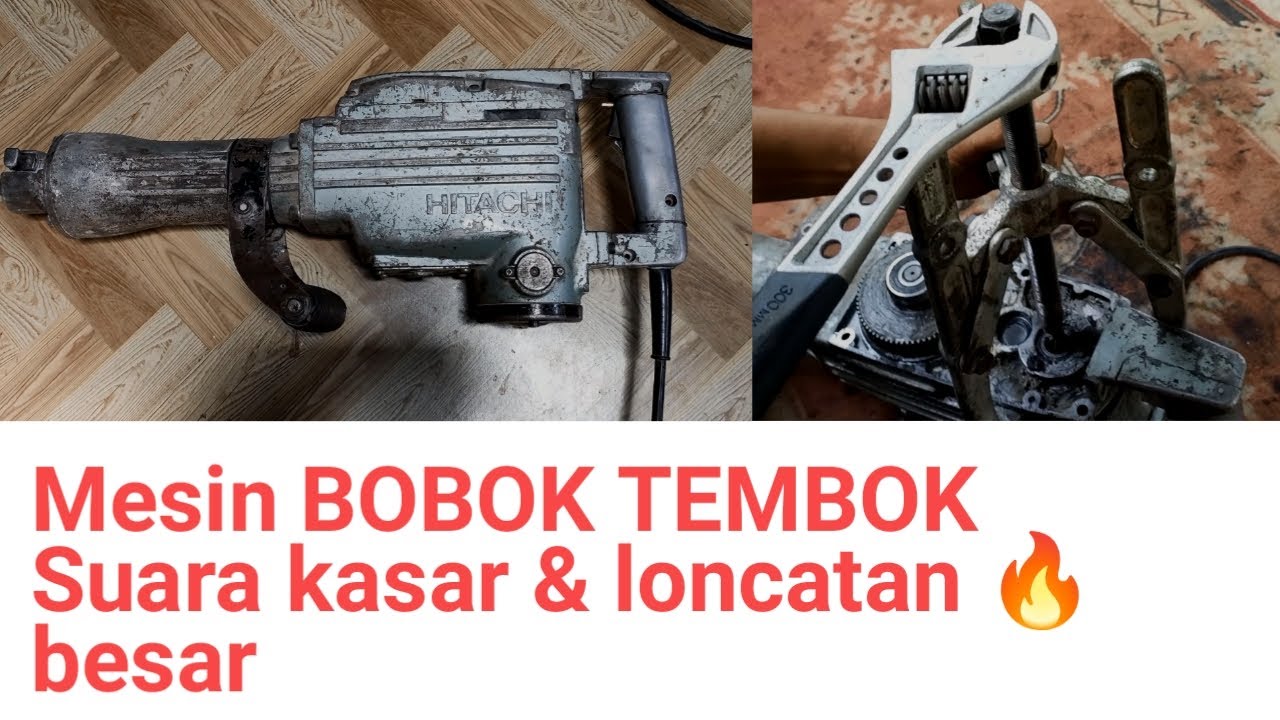 Servis Mesin Bobok Tembok Beton Merek Hitachi