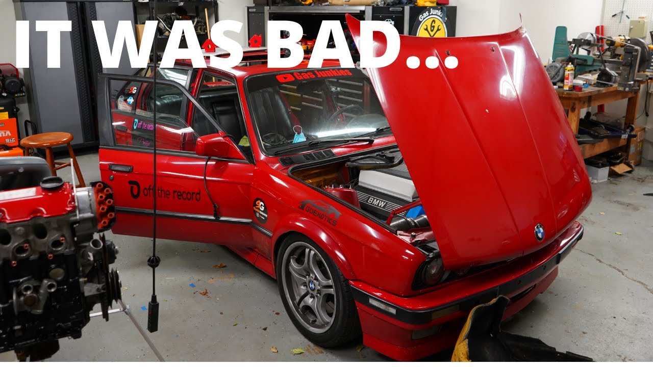 Time to actually start fixing the V8 E30...