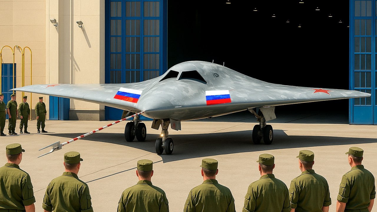 Suchoi S-70 Okhotnik-B: Russlands geheime Killer-Drohne enth&uuml;llt!