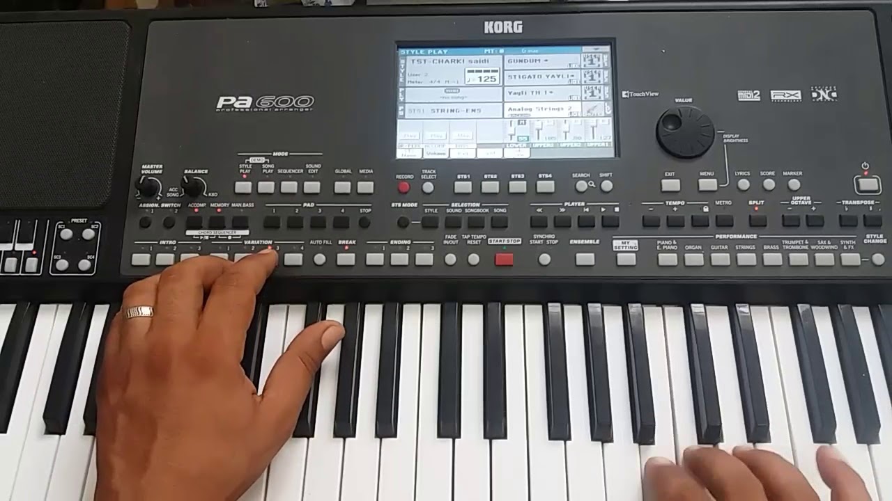 Tunisian live TH SET - All KORG PA-- Style oriental-saiidi