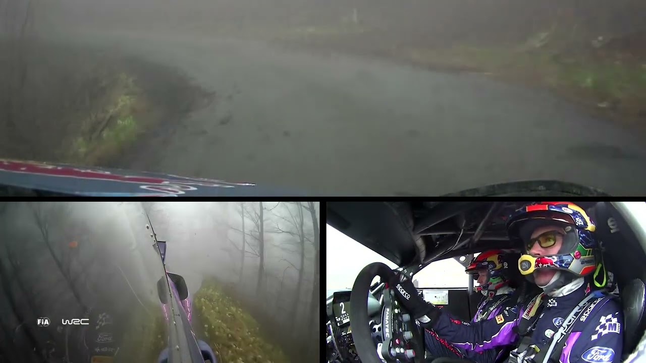 2022 Croatia Rally Saturday Highlights - Onboard with Craig Breen in FAST Stages in High Fog