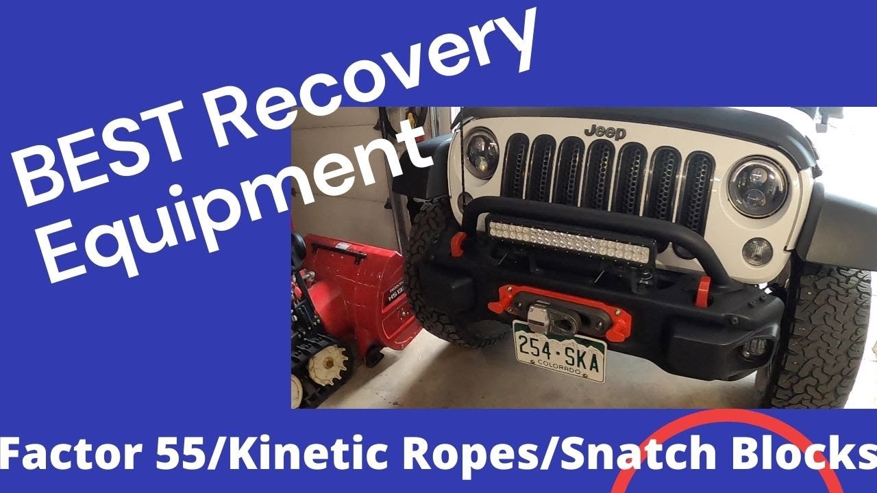 What's the BEST Recovery Gear for Off-Roading? Safety Factor 55!
