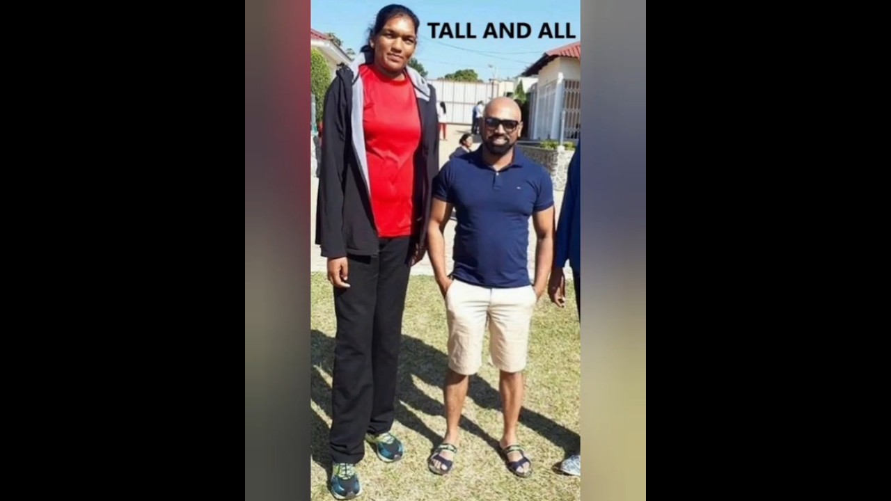 6'10 Tall Girl From Srilanka #tallgirl #tallwomen #volleyball #srilanka #india