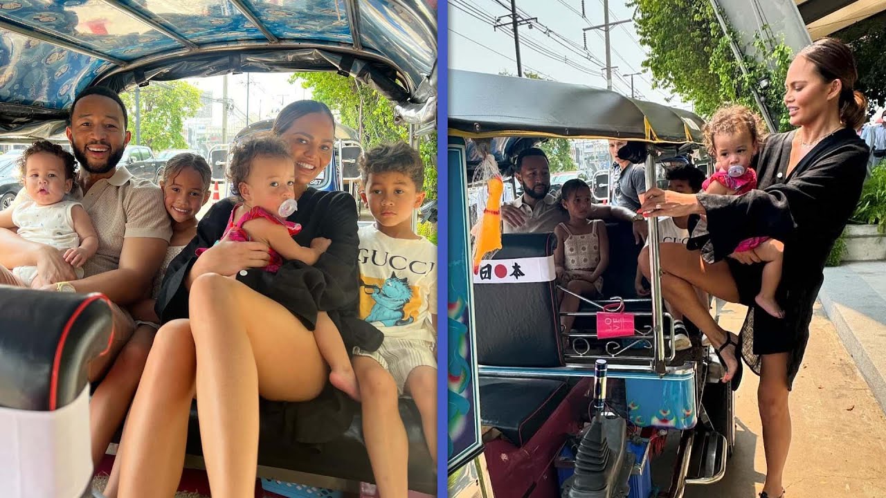 Chrissy Teigen and John Legend Take All 4 Kids to THAILAND!