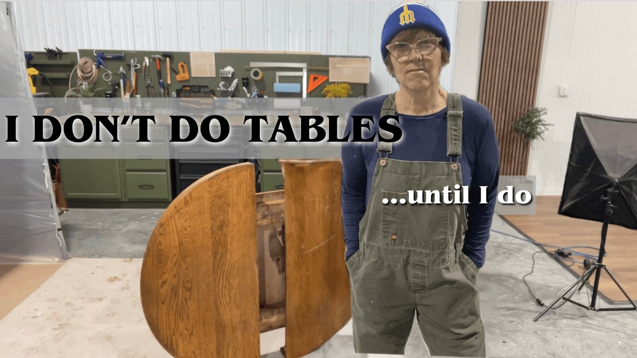 Antique Claw Foot Table Makeover | Stripping, Sanding & Paint Wash Finish