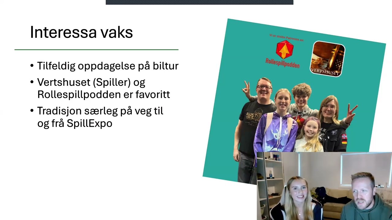 Rollespel-presentasjon på Spillpitch 5 med Matthijs Holter - Hoggtann Media