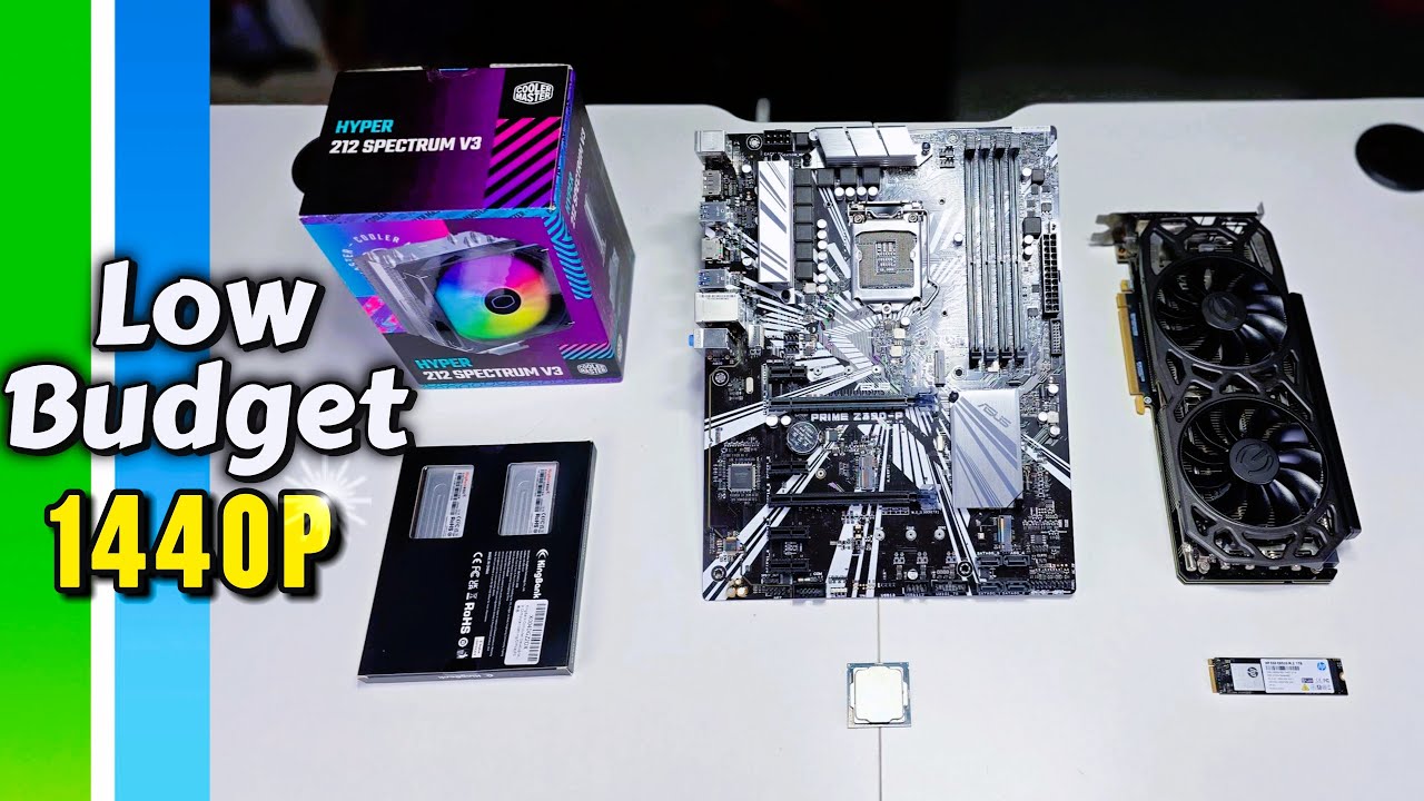 i7 8700 + GTX 1080 TI Low Budget 1440P Gaming PC Build