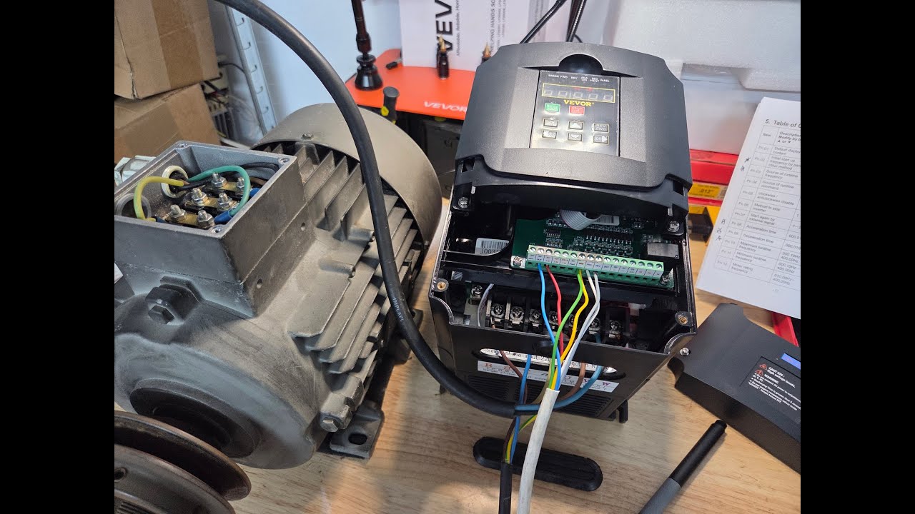 Variador  frecuencia  7.5KW +Tutorial configuracion - VEVOR - oferta limitada