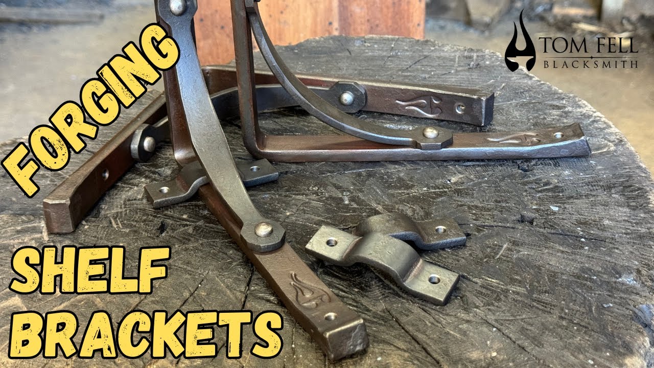 Blacksmith Makes Shelf Brackets