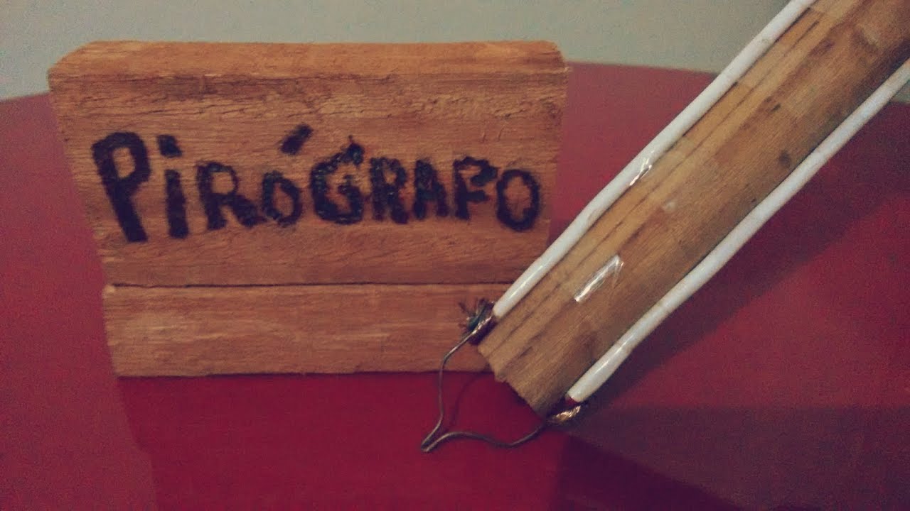Pirógrafo Caseiro (grava em madeira e plástico) - Como Fazer