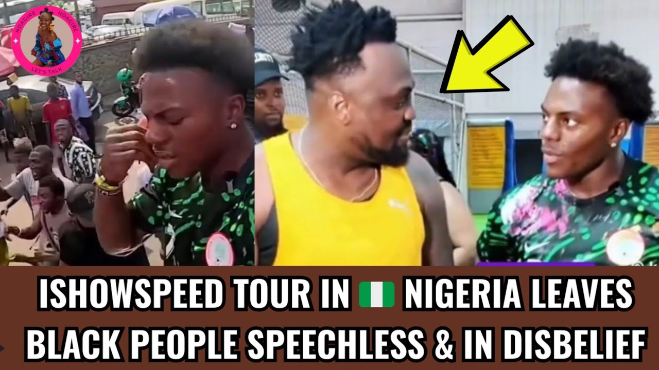 Ishowspeed Tour in Nigeria leaves Black people in disbelief after this Happened #diaspora #america 