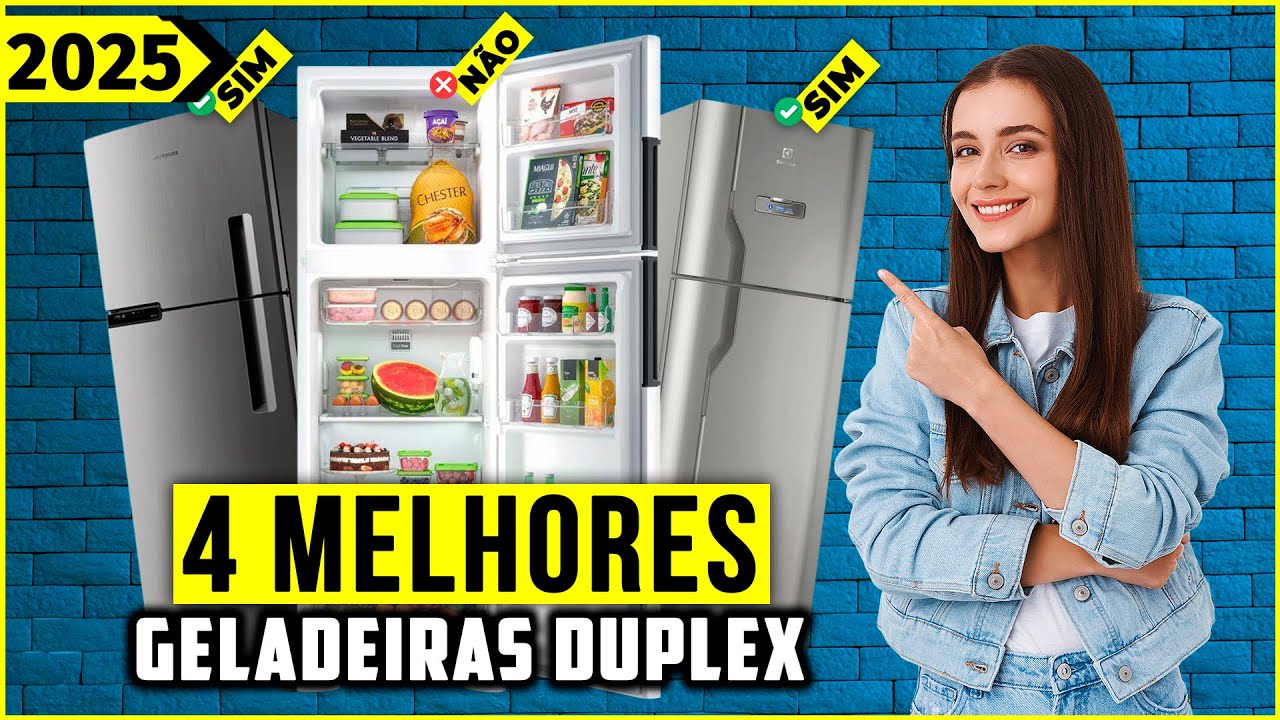 As 4 Melhores Geladeira Duplex Em 2025! - Tem Boa e Barata, Inverter, De 375L e Outros.