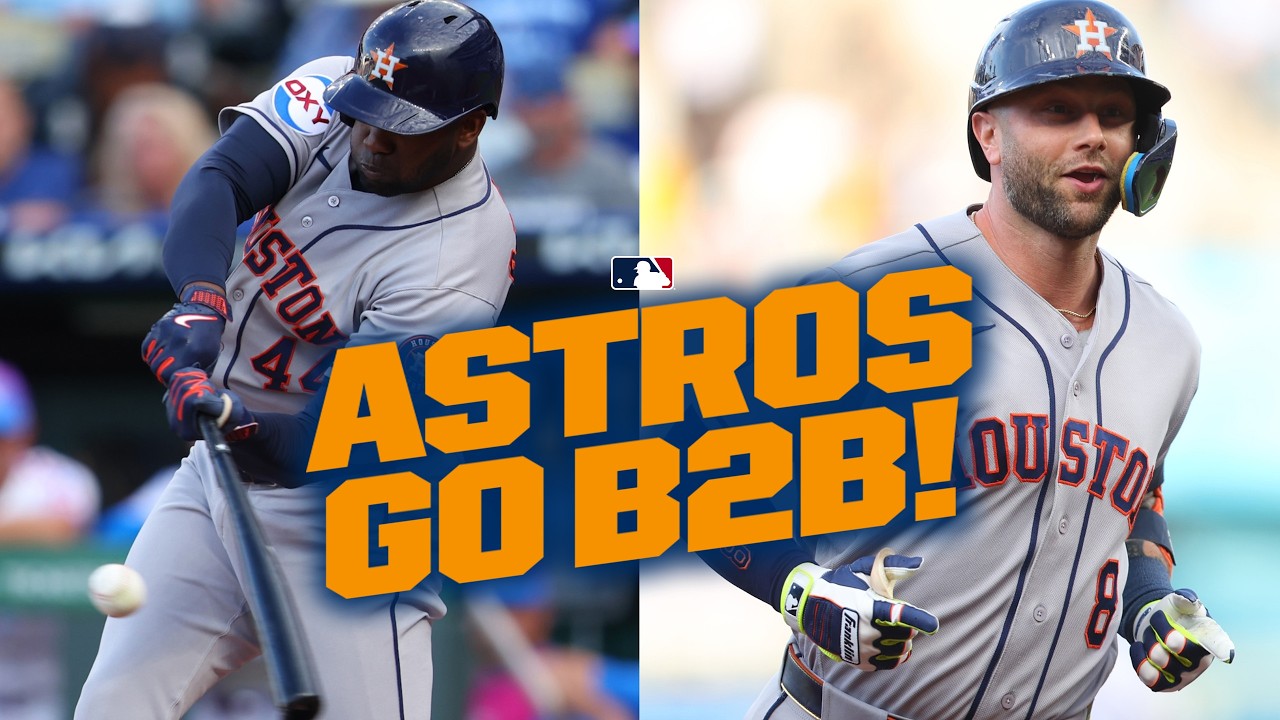 Yordan Alvarez and Christian Walker slug BACK-TO-BACK homers in the 1st inning! | MLB Highlights