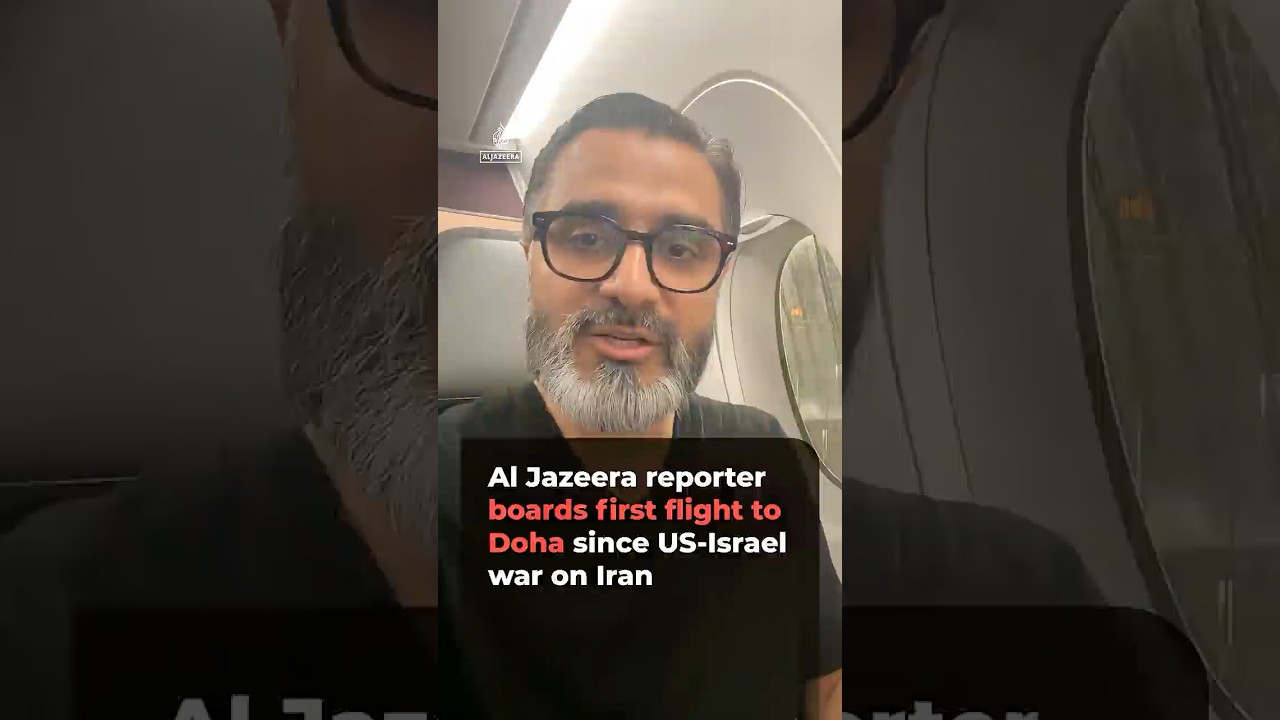 Al Jazeera reporter boards first flight to Doha since US-Israel war on Iran