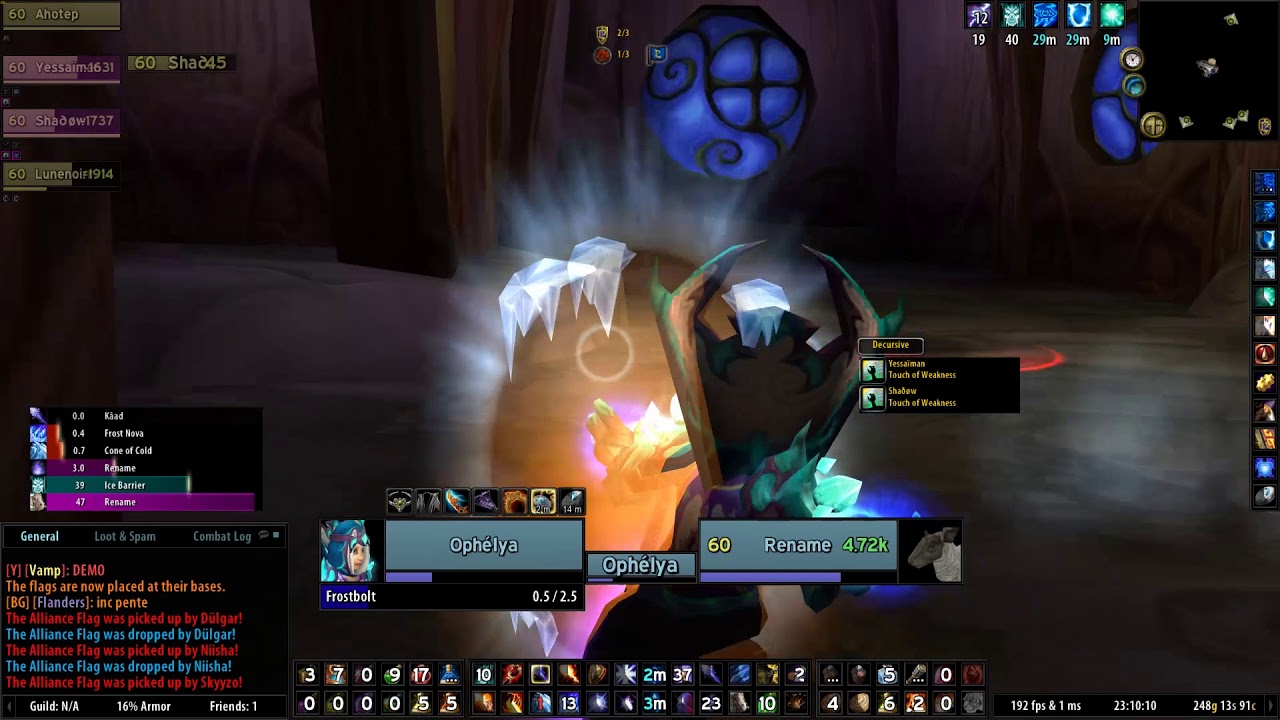 Wow Classic - Oph&eacute;lya - mage - PVP Plays