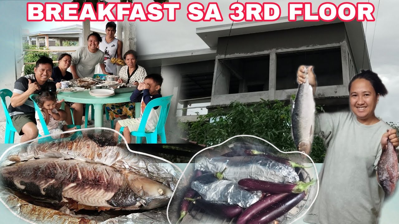 BREAKFAST SA 3RD FLOOR/ INIHAW NA BANGUS, LANGISI AT TALONG
