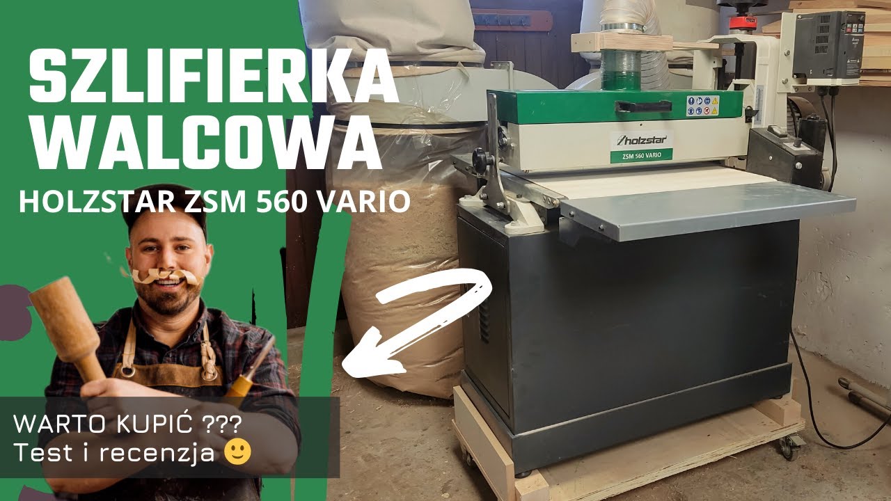 SZLIFIERKA WALCOWA HOLZSTAR  -  warto kupić? Test i recenzja