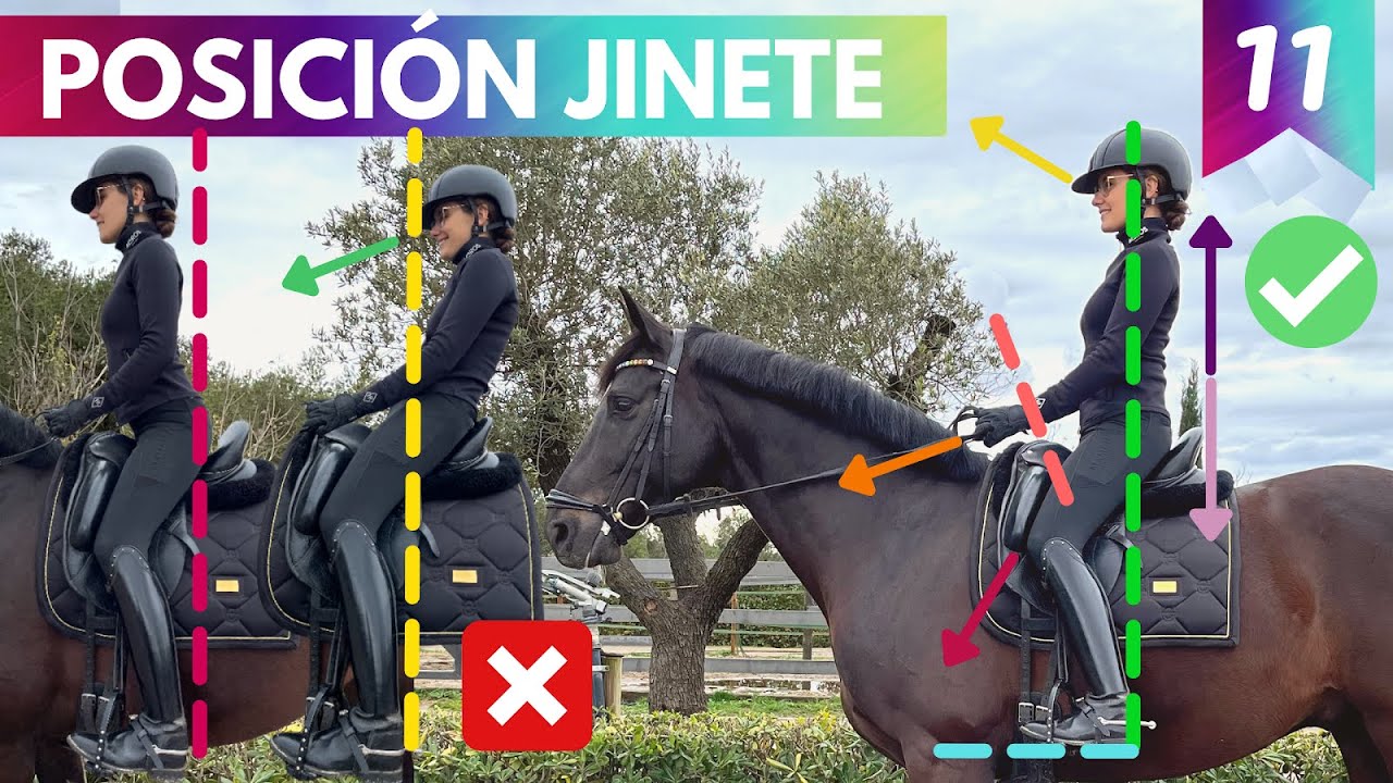 Hablamos de la posición del JINETE - Como tener buena posición a caballo
