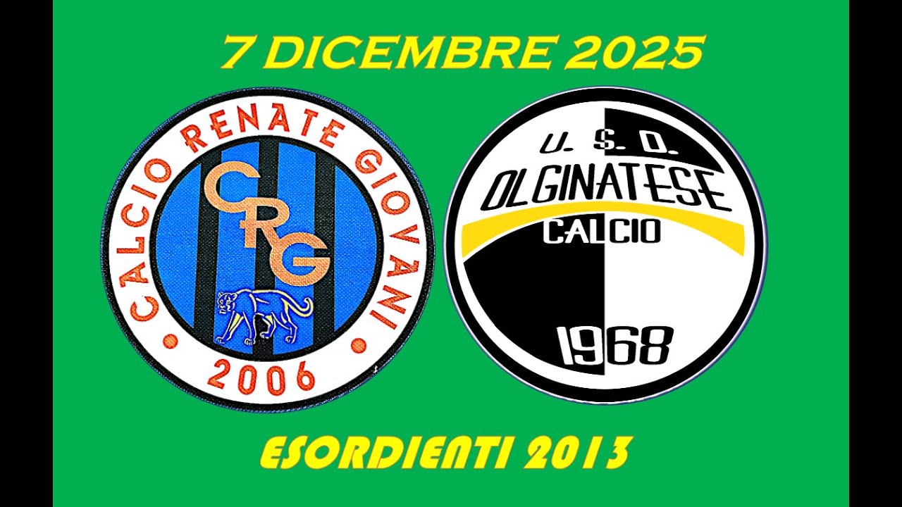 7 DICEMBRE ESORDIENTI 2013 CALCIO RENATE GIOVANI VS OLGINATESE
