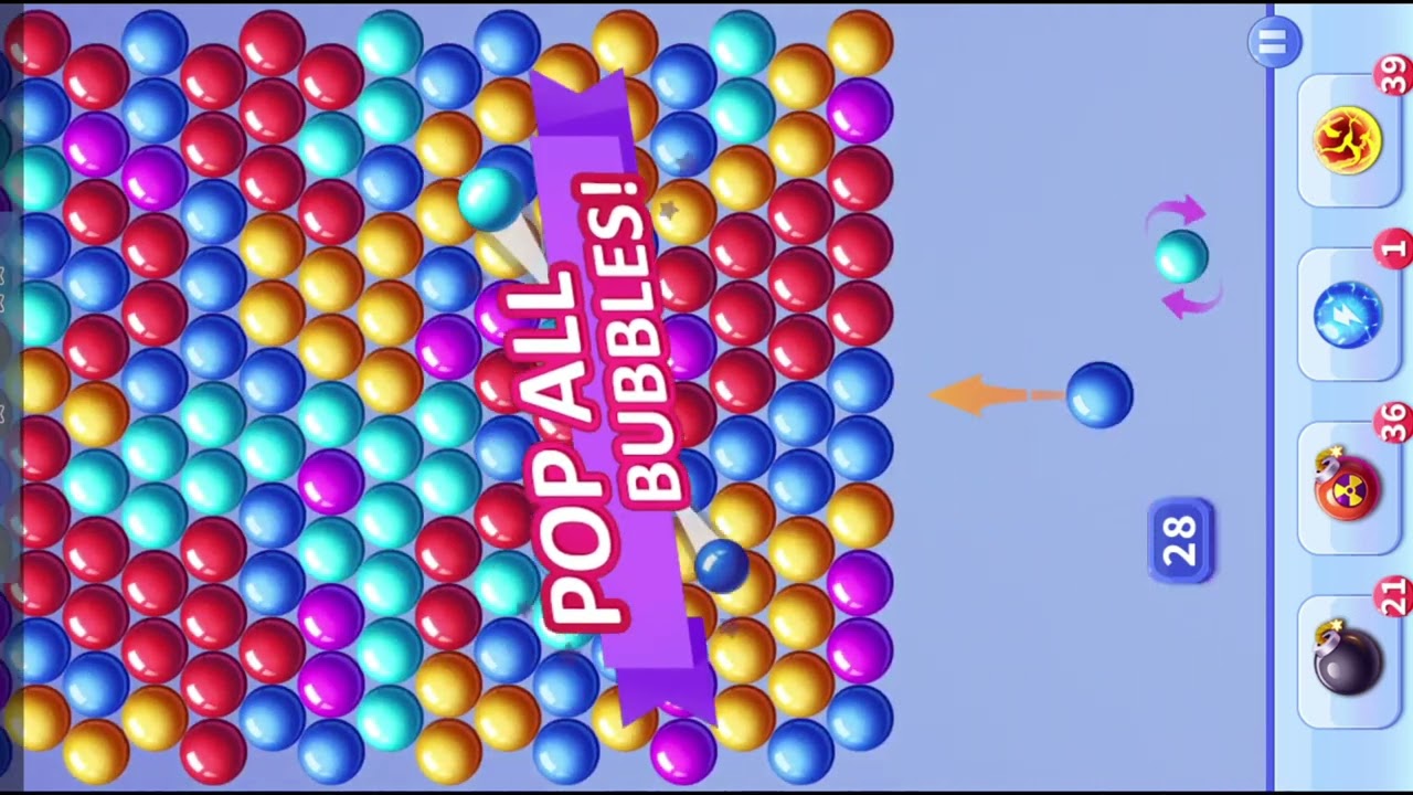 Bubble shooter Android gameplay l bubble shooter l bubble shooter game level 200 l Bubble Shooter
