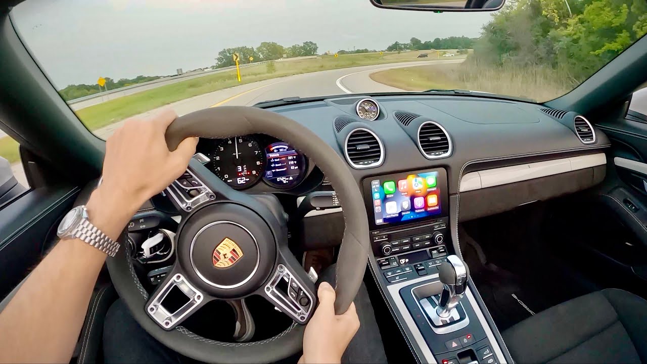Porsche 718 Spyder 2022 (PDK) — впечатления от вождения от первого лица