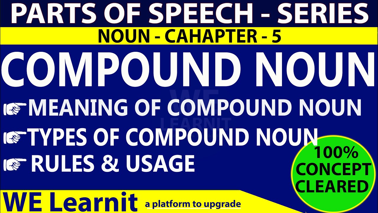 COMPOUND NOUN | compound nouns its kinds |