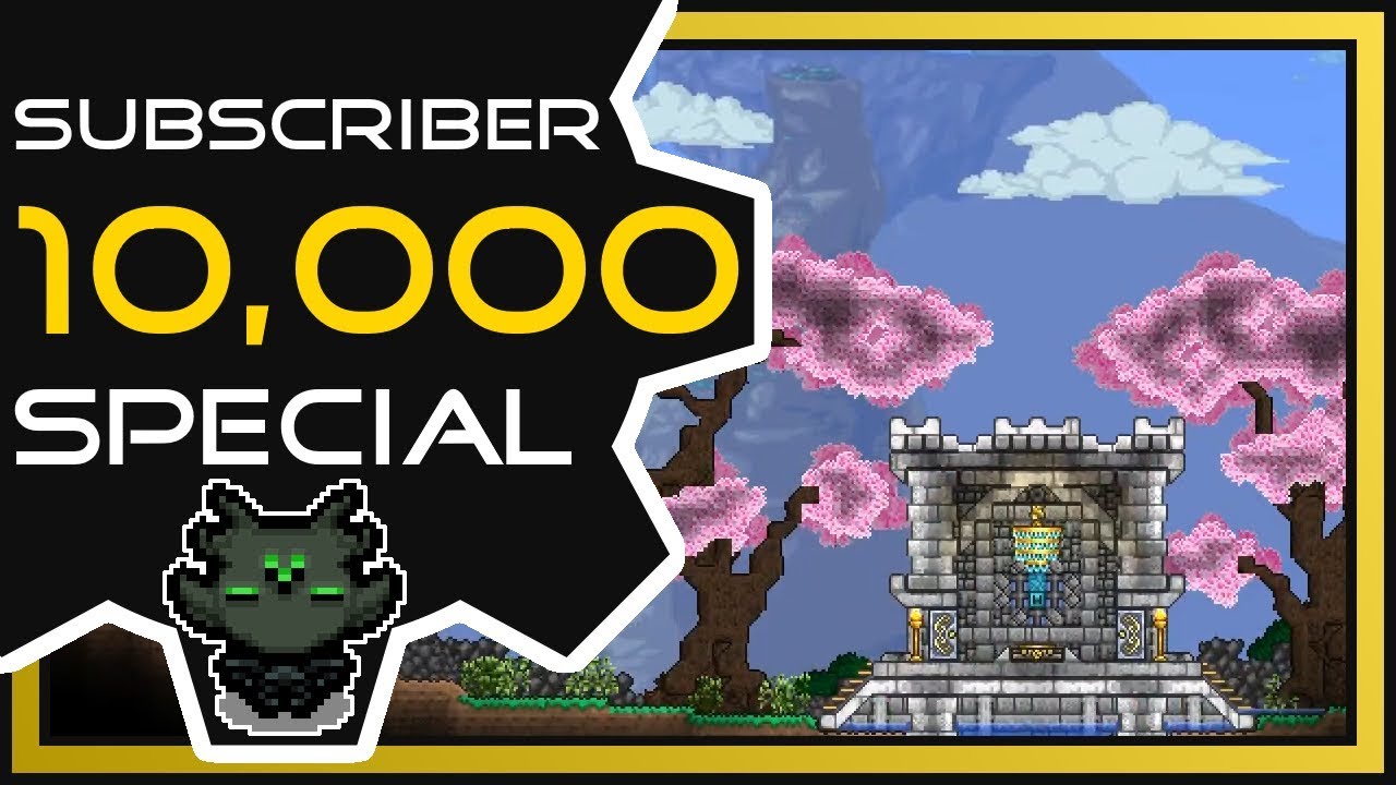 10,000 Subscriber Special (ft. ChippyGaming) | Castle in the Clouds Remix 4 | Terraria