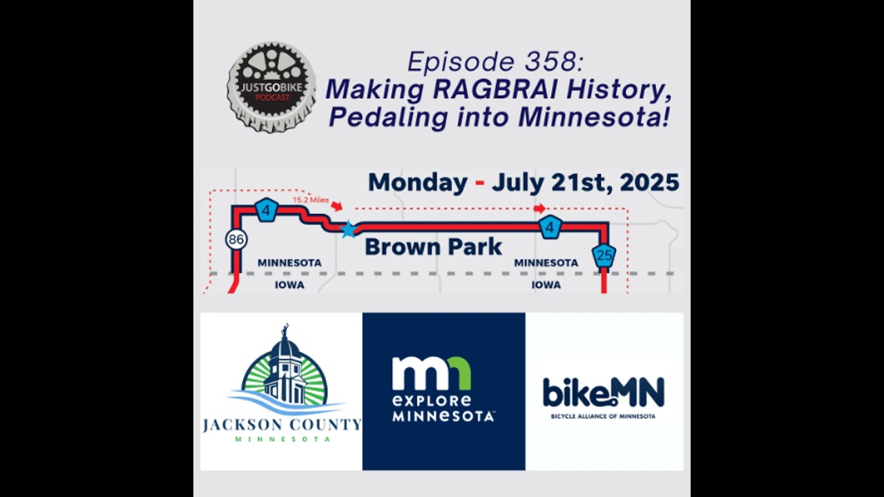 Эпизод 358: Творим историю RAGBRAI, едем в Миннесоту!