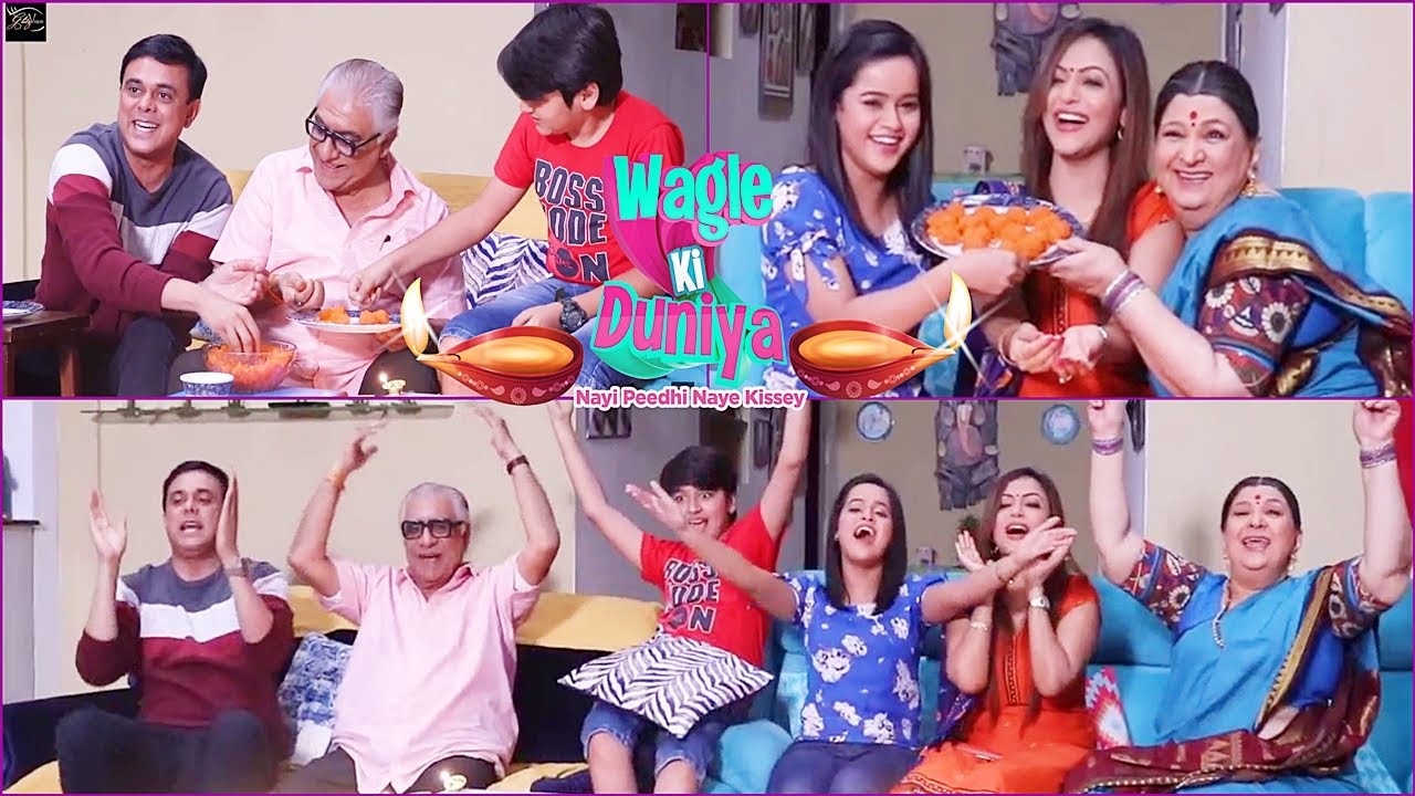 Wagle Ki Duniya CAST Celebrates Diwali | Sumeet Raghavan, Pariva Pranati, Anjan Srivastav & Others