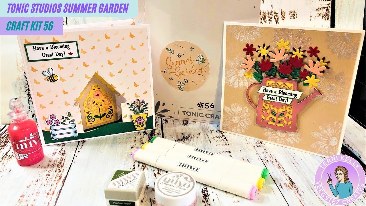 Tonic Studios Craft Kit 56 Summer Garden - Unboxing and card ideas