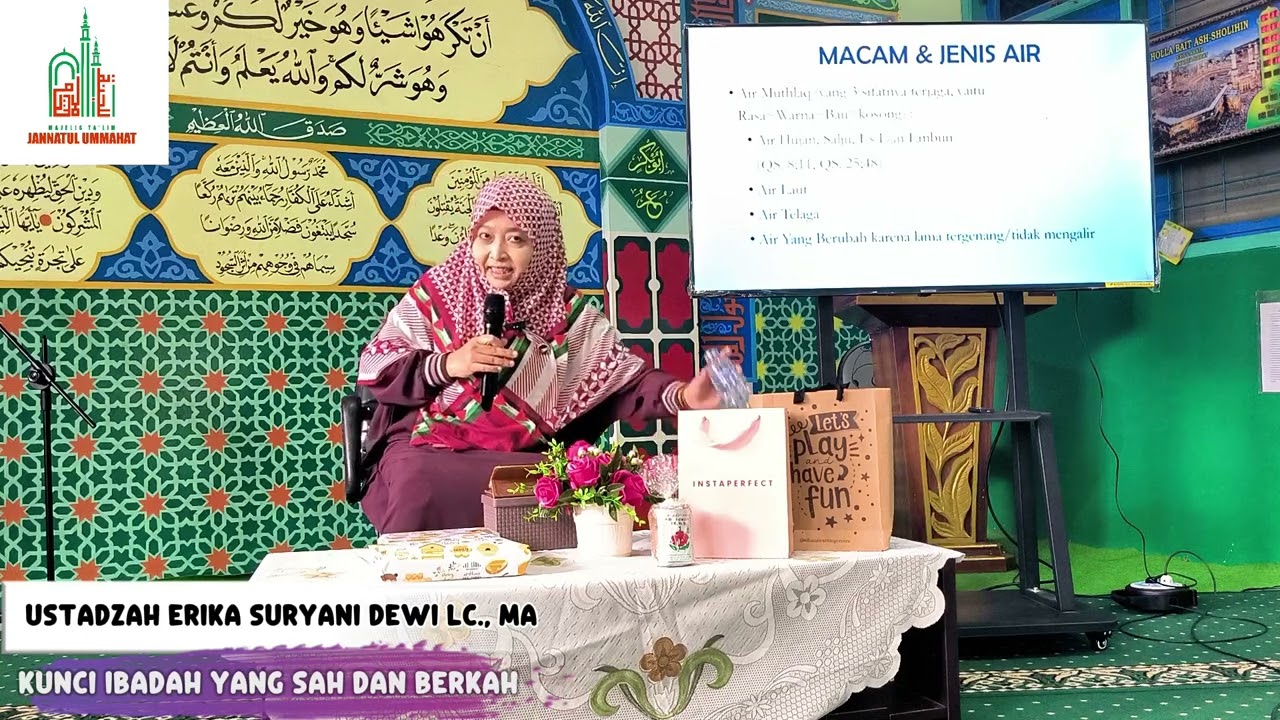 Kajian | MT Jannatul Ummahat | Ustadzah Erika Suryani Dewi. Lc.,MA | Kunci Ibadah yang Sah & Berkah