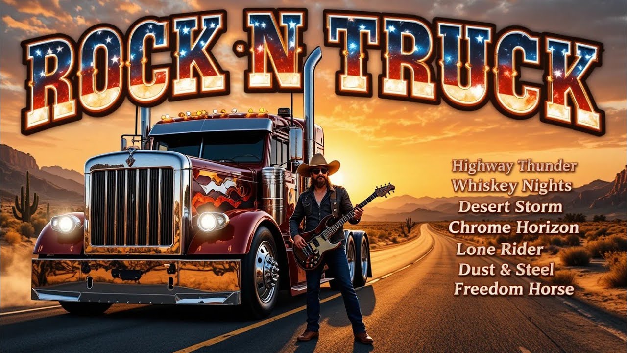 Rock N Truck Radio – American Country Rock Playlist | Long Roads, Loud Songs