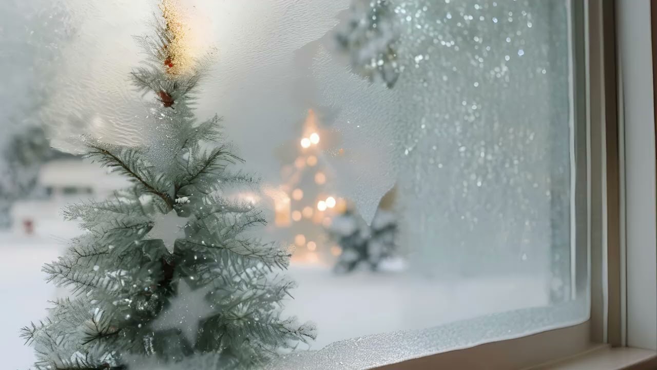 Snowy Christmas Night – Relaxing Winter Ambience with Soft Piano #asmr #christmas