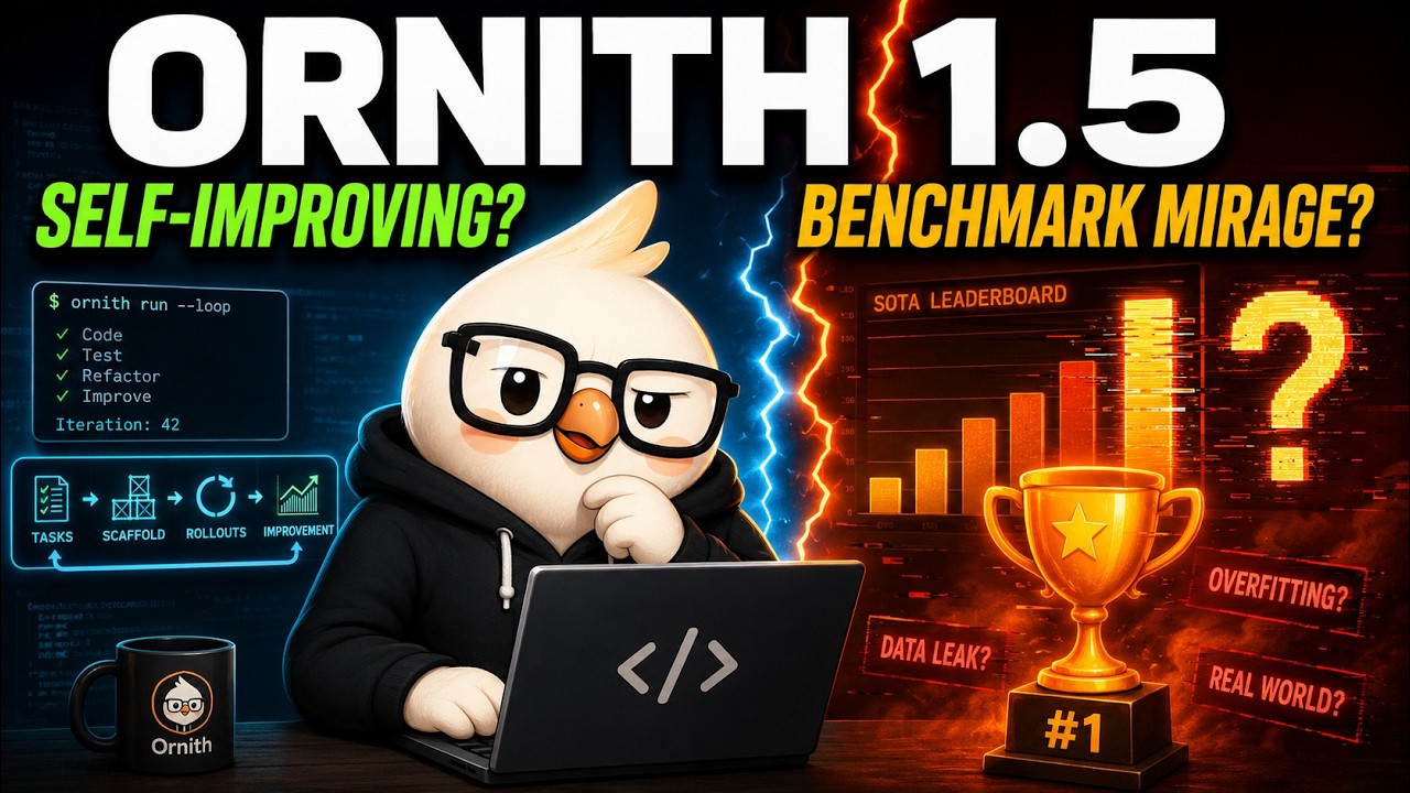 Ornith 1.5: Self-Improving Coding Model or Benchmark Mirage?