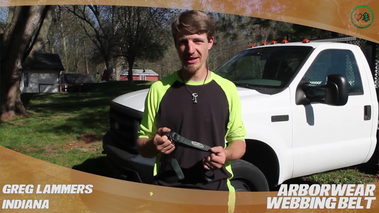 Arborwear Tree Climber's Belt - TreeStuff.com Customer Greg Lammers' Review In The Field