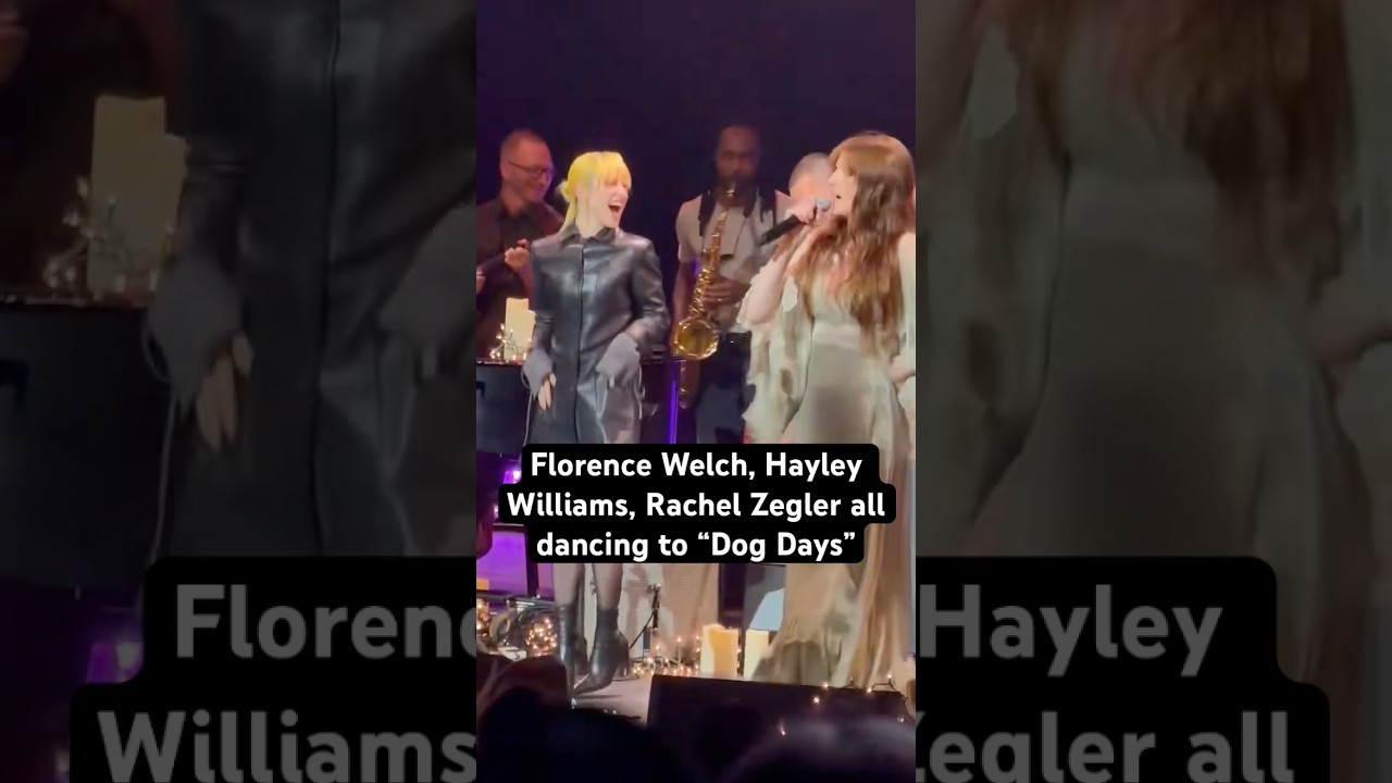 Florence Welch, Hayley Williams, Rachel Zegler COLLAB on stage?!
