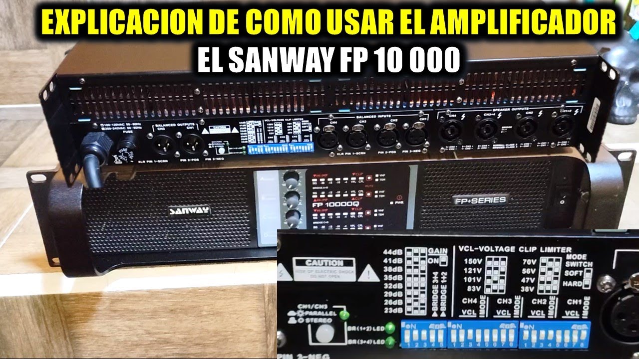 MUCHOS SONIDEROS PREFIEREN💥el AMPLIFICADOR SANWAY FP 10 000 por este MOTIVO LO QUE NO SABÍAS😱