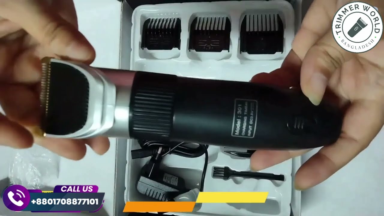 Zolis Z-301 Professional Electric Hair Clipper & Beard Trimmer