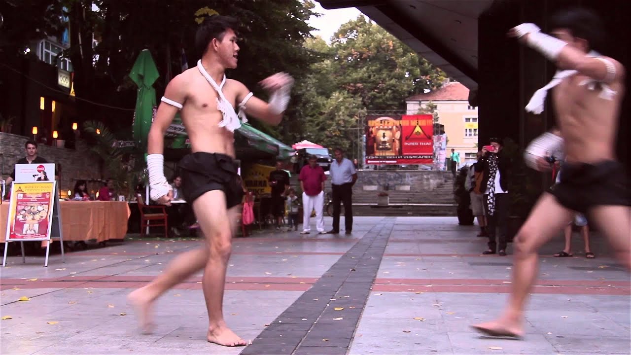 Muay Thai demonstration in Varna, Bulgaria