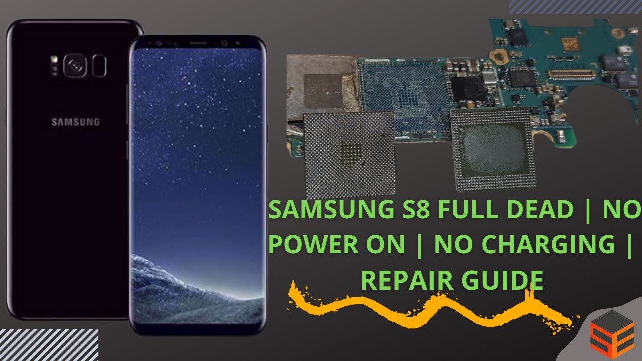 Samsung S8 G 950G DEAD Repair Full Guide CPU & RAM  DATA RECOVERY IMPORTANCE