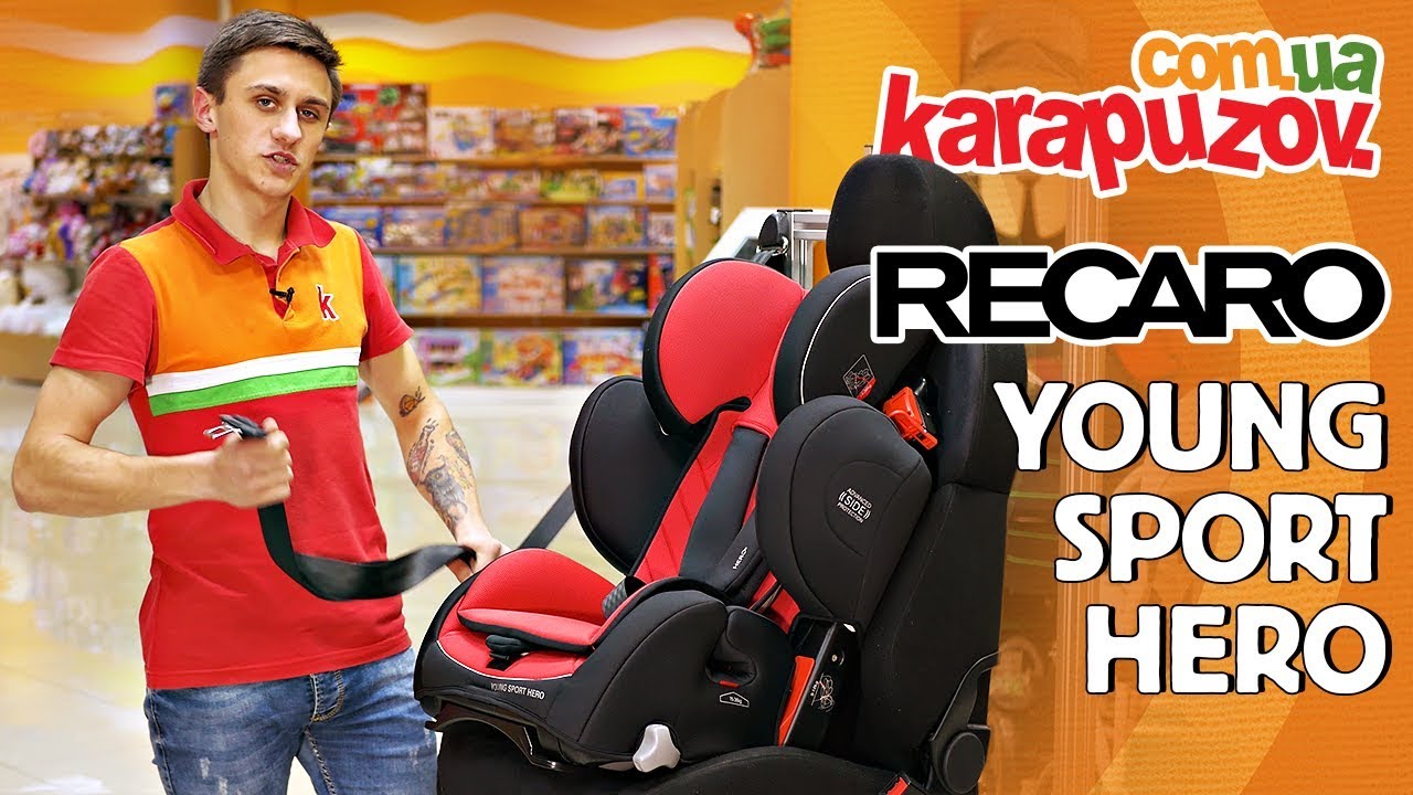 Recaro Young Sport Hero - видео обзор детского автокресла группы 1/2/3