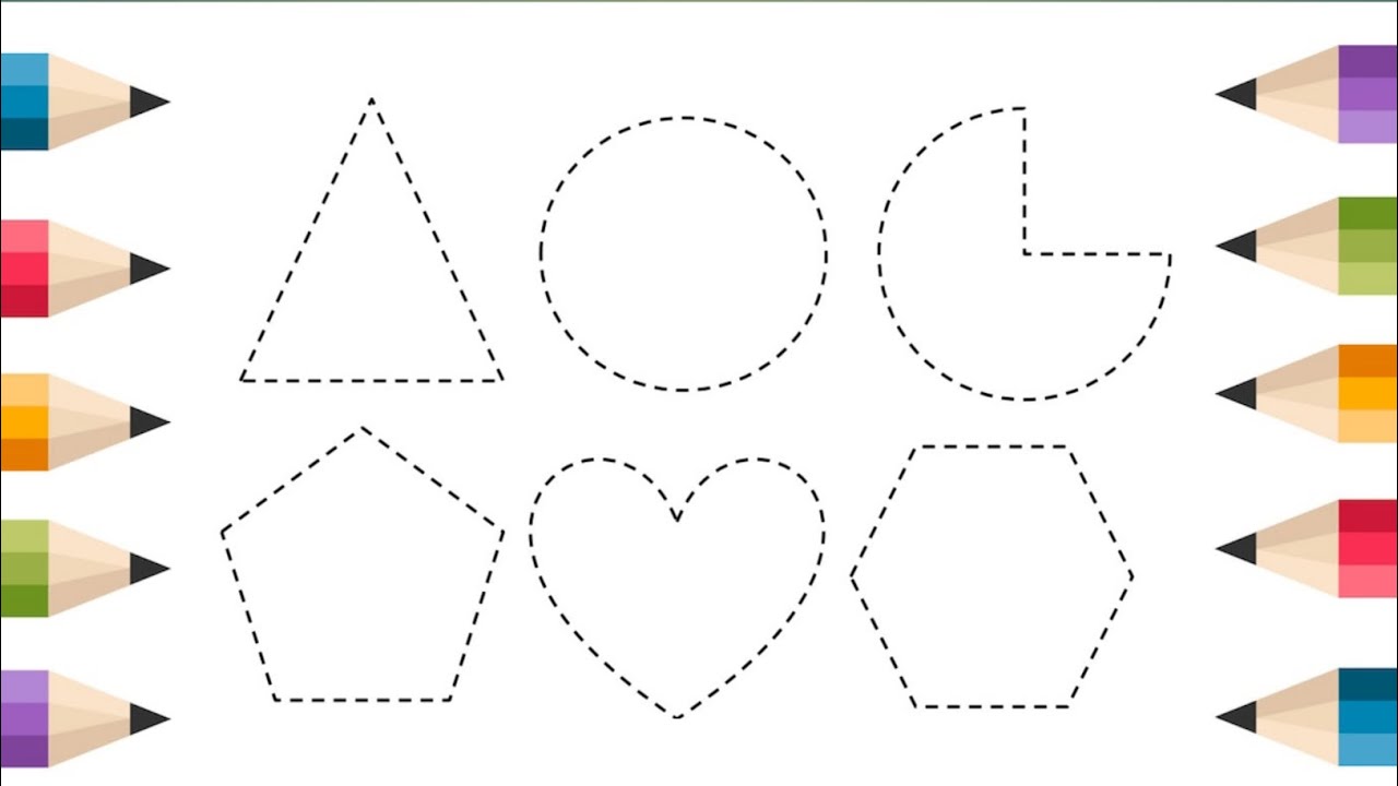 Shapes Drawing Activity for Kids, Shapes song for kids | 2d shapes drawing | Preschool Learning   🎨🎨